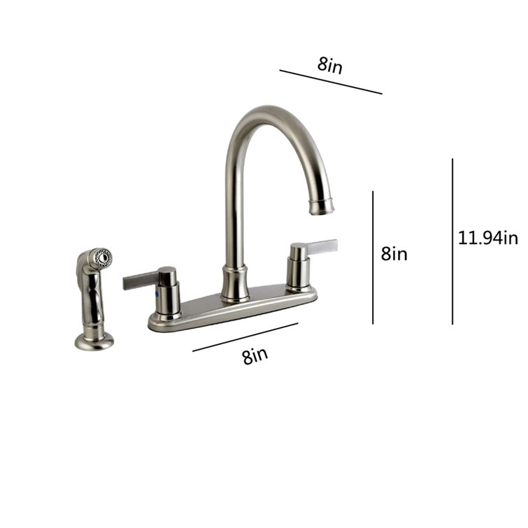 Frifoho Centerset Faucet 2handle Bathroom Faucet Wayfair Canada